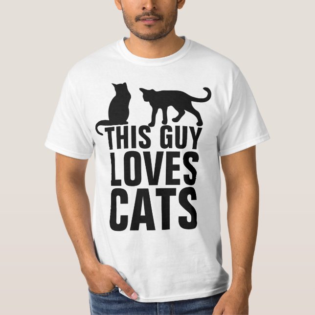 DENNA GUY KÄRLEK CATS Manar CATS CECat T-Shirts (Framsida)