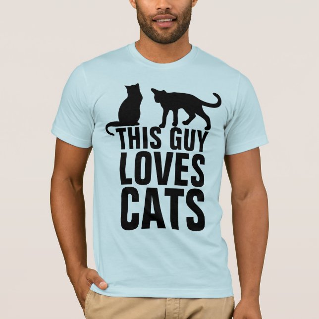 DENNA GUY KÄRLEK CATS Manar CATS CECat T-Shirts (Framsida)