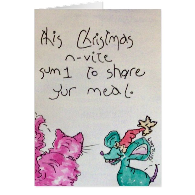 Denna jul hälsningskort (Framsidan)