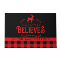 Denna kammare Tro Reindeer Pput Family Namn