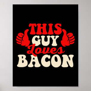 Denna kille älskar Con - Con-älskare Bbq-grillad f Poster
