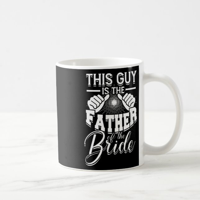 Denna Kille Är Brudens Far - Brud Och Brudgum Kaffemugg (Höger)