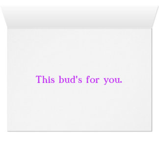 Denna knopp för dig hälsningskort