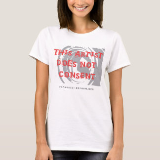 Denna konstnär samtycker inte tee shirt