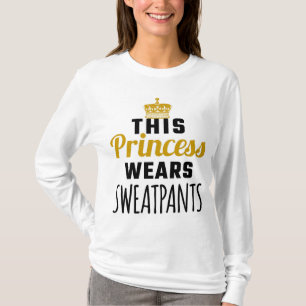 DENNA LÅNGÄRMADT-TRÖJA FÖR PRINCESS HA PÅ SIG TEE SHIRT