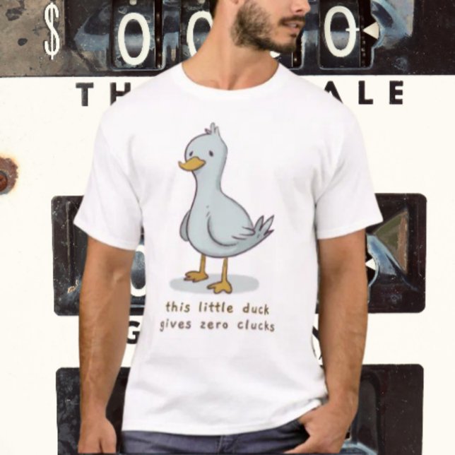 Denna lilla anka ger noll kluckanden t shirt (Skapare uppladdad)