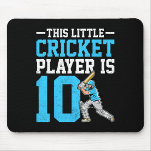 Denna lilla cricket-spelare är 10 år gammal 10-års musmatta