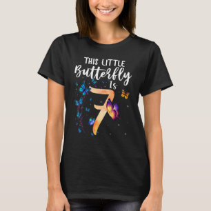 Denna lilla fjäril är 7:e, 7 år gammal B T Shirt