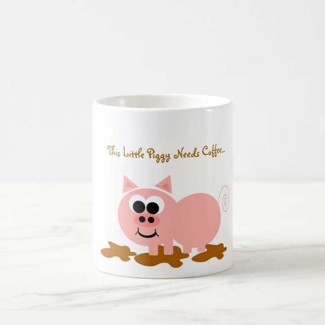 Denna lite Piggy behovskaffemugg Kaffemugg (Center)