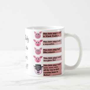 "Denna lite Piggy" kaffekopp, 11 uns Kaffemugg