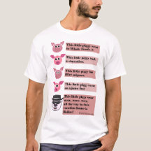 "Denna lite Piggy" parodimanar Teeshirt