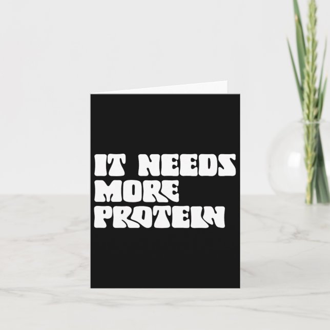 Denna måltid behöver mer protein i Älskare, boskap Kort (Framsida)