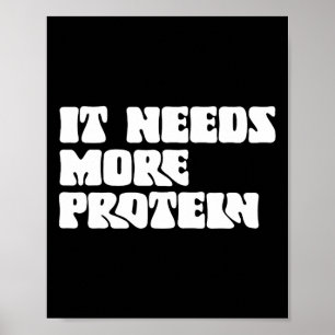 Denna måltid behöver mer protein i Älskare, boskap Poster