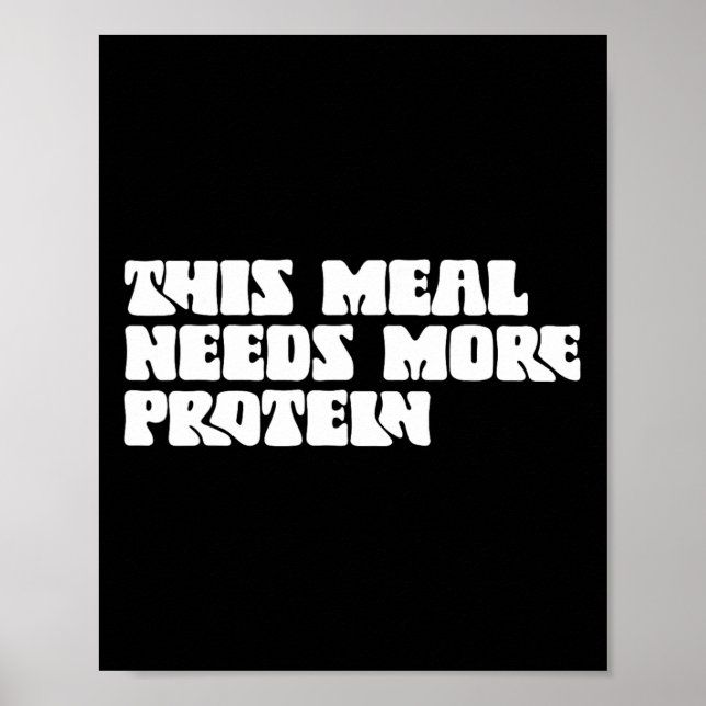 Denna måltid behöver mer protein i Älskare, boskap Poster (Framsidan)