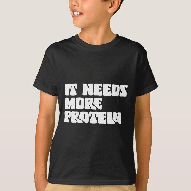 Denna måltid behöver mer protein i Älskare, boskap T Shirt (Framsida)
