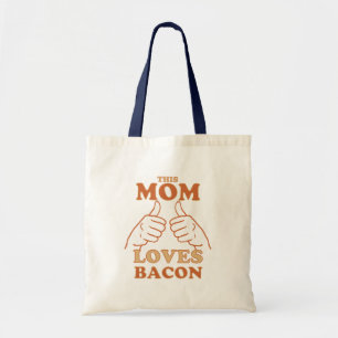 Denna MAMMA Kärlek Bacon Mors dag Gift Idea Tygkasse