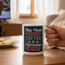 Denna mamma kör på kaffe och julfilmer