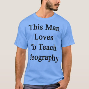 Denna man Kärlek för att avgränsa geografiska områ T Shirt