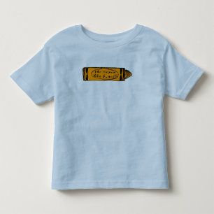 denna maskin dödar fascists (den orange crayonen) t shirt