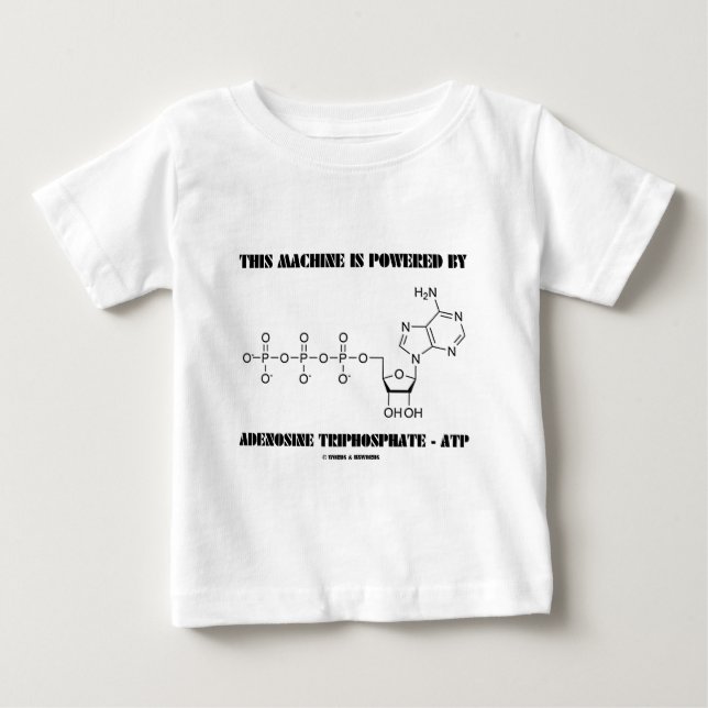 Denna maskin drivas av Adenosinetriphosphaten T Shirt (Framsida)