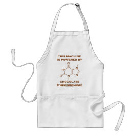 Denna maskin drivas av choklad (Theobromine) Förkläde