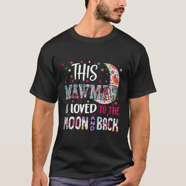 Denna mawmaw är förtjust i Måne och ger tillbaka T Shirt (Framsida)