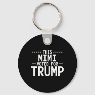 Denna MIMI röstade för Trump 2024 Proud Grandma Vo Nyckelring