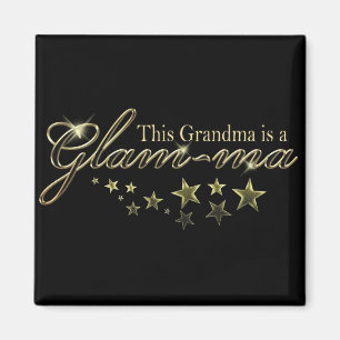 Denna mormor är Glam-morsor Magnet