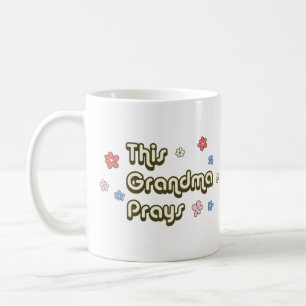 Denna mormor ber Groovy Kaffemugg