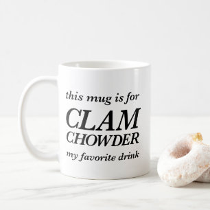 Denna mugg är för musslachowder min favorit- dri