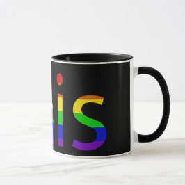 DENNA mugg för kaffe för mångfald för PRIDE för