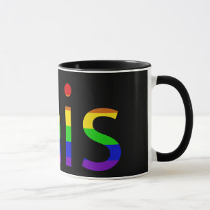 DENNA mugg för kaffe för mångfald för PRIDE för
