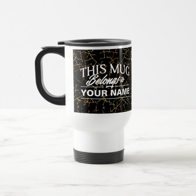 Denna Mugg Tillhör DINNAMN (Vänster)