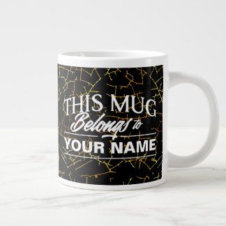 Denna Mugg Tillhör DITT NAMN Jumbo Mugg