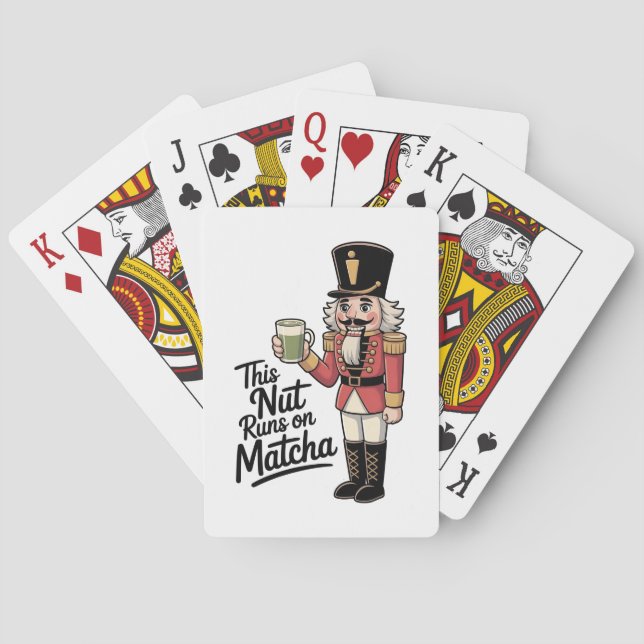 Denna nöt kör på Matcha julnötknäppare Casinokort (Baksidan)