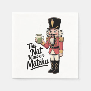 Denna nöt kör på Matcha julnötknäppare Pappersservett