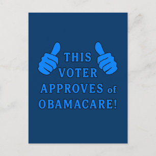 DENNA OMRÖSTNING GODKÄNNER Obamacare Vykort