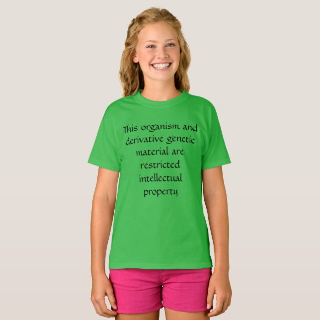 Denna organism--immateriell t-shirt (Hel framsida)