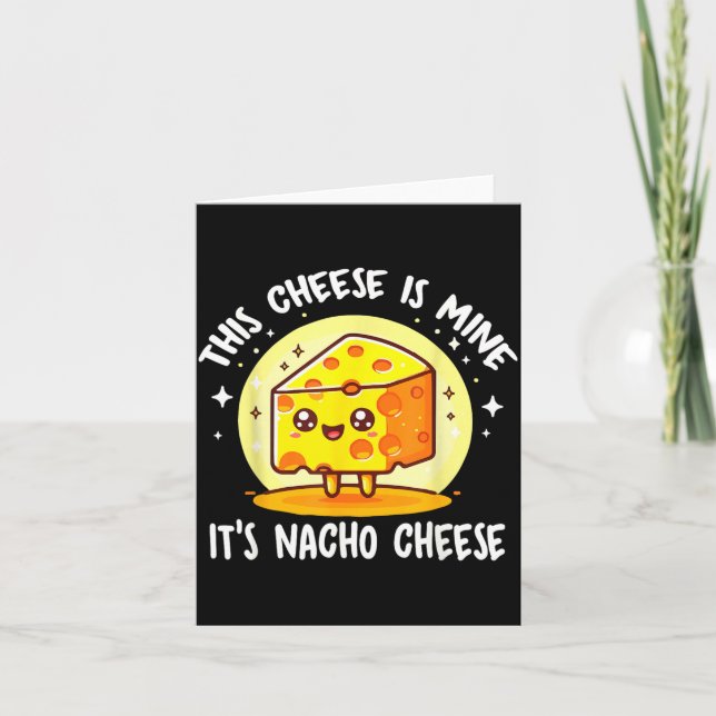 Denna ost är min Den är Nacho-ost Roligt Kort (Framsida)
