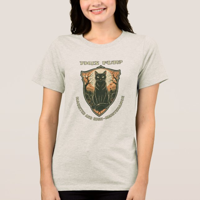 DENNA PÄLS? hemsökt och hög underhållning T Shirt (Framsida)