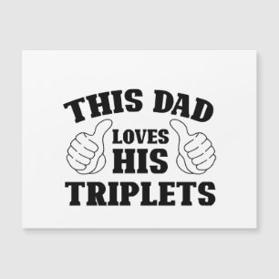 Denna pappa älskar sina trillingar - Present till 