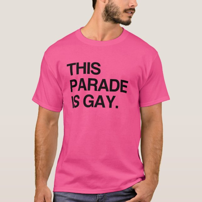 Denna parad är rolig t shirt (Framsida)
