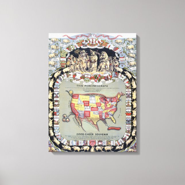 DENNA PORCINEOGRAPH, C1876 CANVASTRYCK (Framsida)