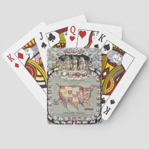 DENNA PORCINEOGRAPH, c1876 Casinokort