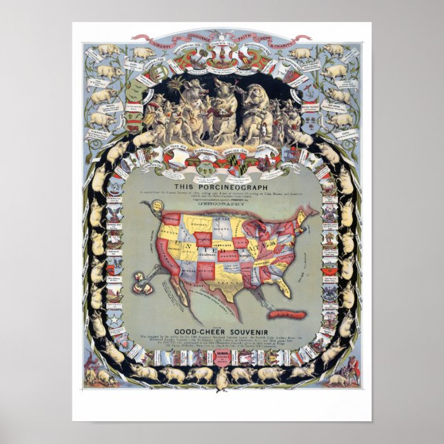 DENNA PORCINEOGRAPH, C1876 POSTER (Framsidan)