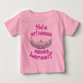 Denna Princess Sparande Hon själv Tee Shirt