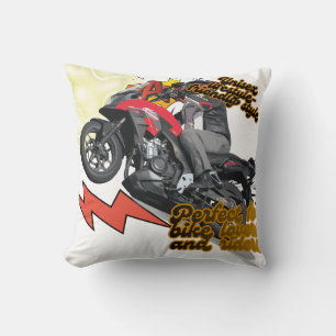 Denna racercykel kudde