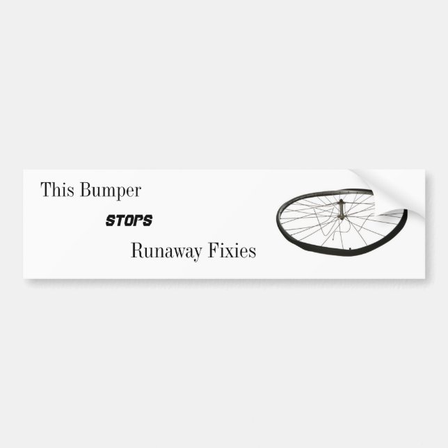 Denna rikliga stoppflykt Fixies Bildekal (Framsidan)
