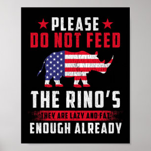 Denna roliga anti-Rino-republikan endast till namn Poster
