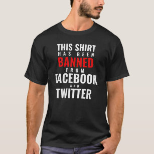 Denna sändning har förbjudits från Facebook/Twitte T Shirt